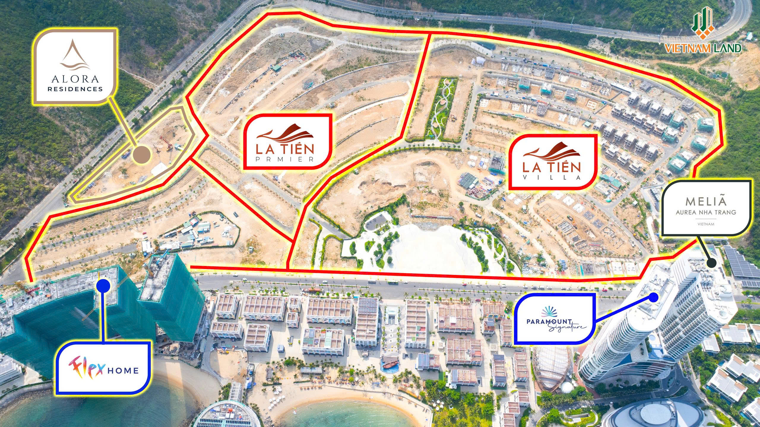Tiến độ dự án Alora Residences và hệ sinh thái Libera Nha Trang – Vega City