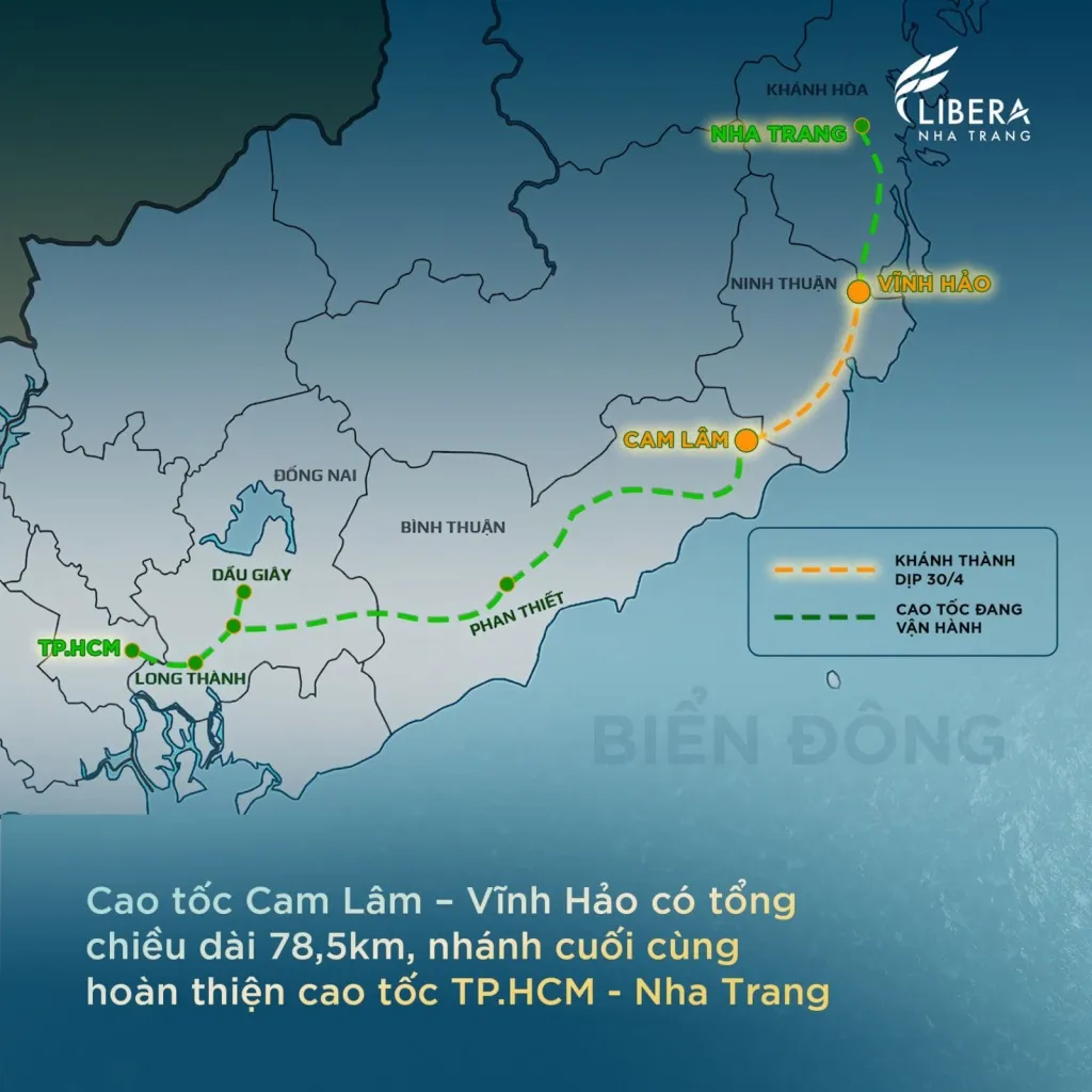 Cao tốc Cam Lâm – Vĩnh Hảo kết nối Nha Trang