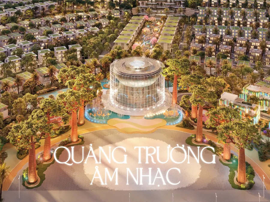 Quảng trường âm nhạc - Tiện ích tại La Tiên Villa